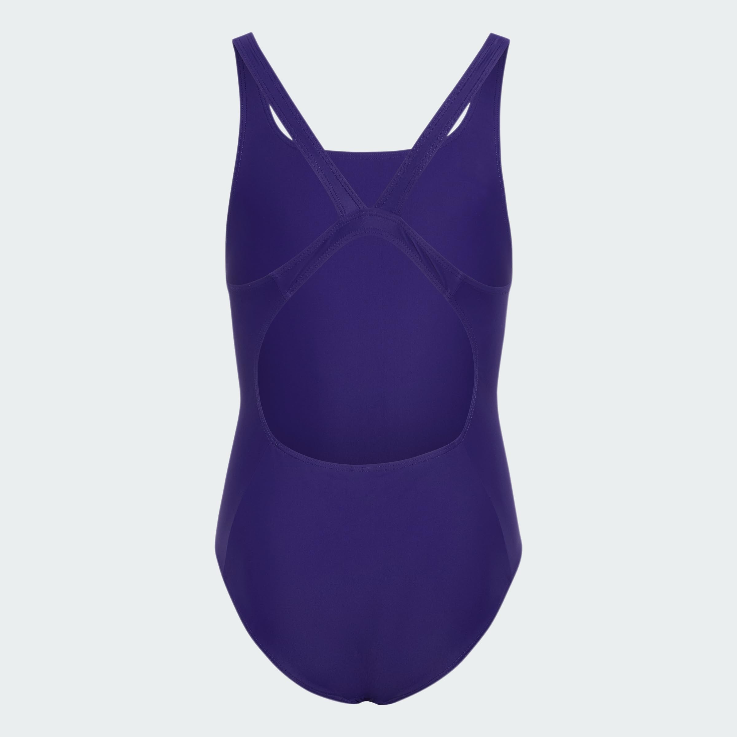 adidas Mädchen V-Back Swimsuit Kids Swimwear, Collegiate Purple, 4-5 Years