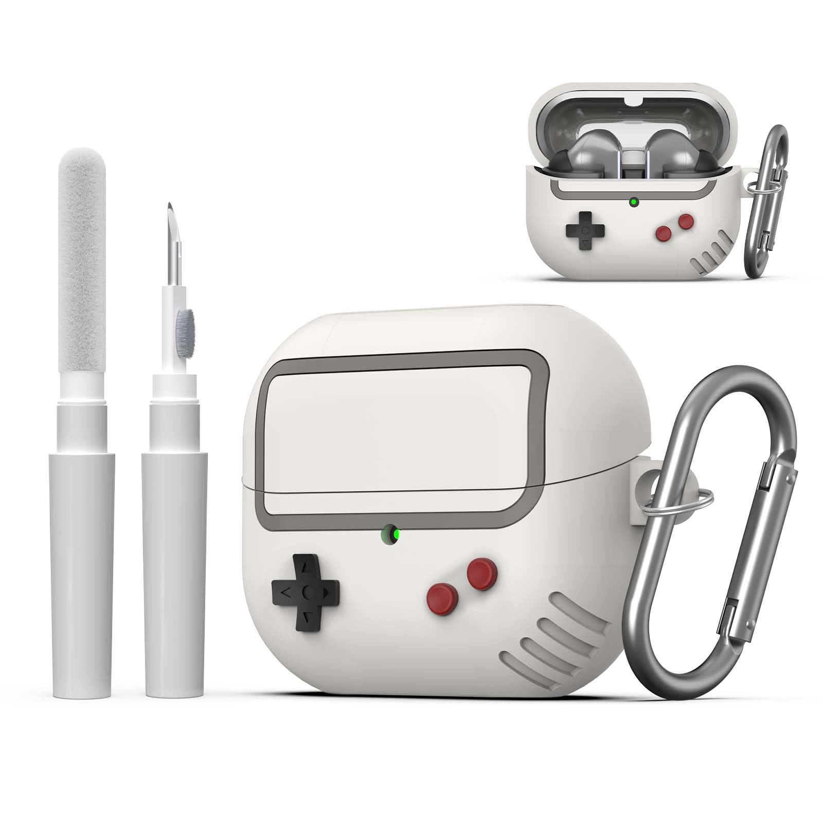 for Galaxy Buds 3 Pro Case Cute (2024), Funny 3D Cartoon Soft Silicone Protection Cover Skin Compatible with Samsung Buds 3 Accessories with Keychain