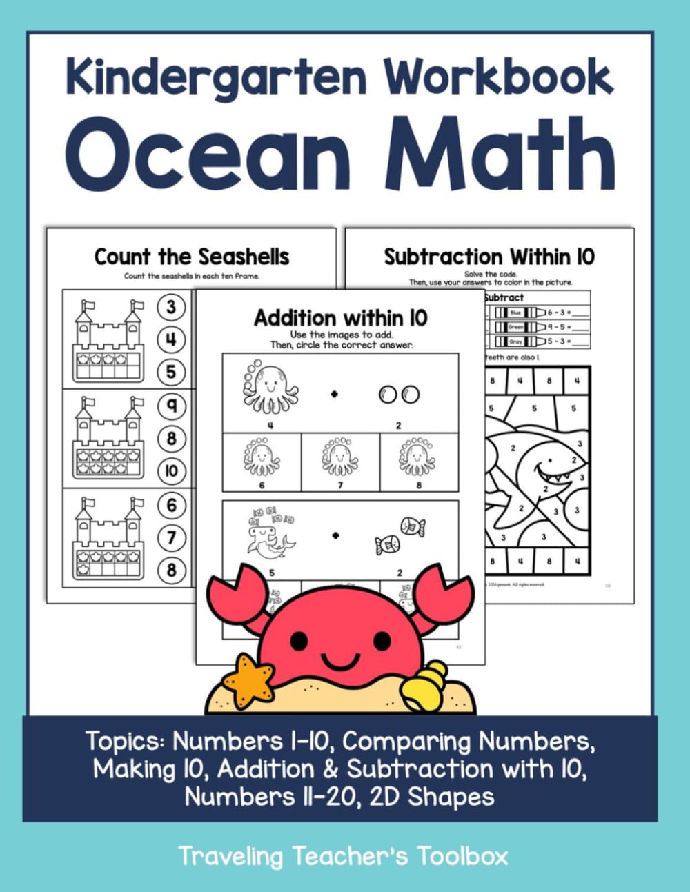 Kindergarten Workbook Ocean Math