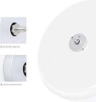 Vista 7 de Niteangel Super-Silent Hamster Exercise Wheels: - Quiet Spinner Hamster Running Wheels with Adjustable Stand for Hamsters Gerbils Mice Or Other