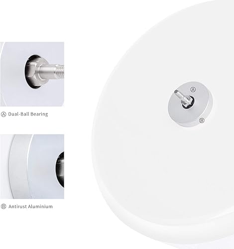 Miniatura 7 de Niteangel - Ruedas de ejercicio supersilenciosas para hámster, con soporte ajustable, para ratones, jerbos u otros animales pequeños