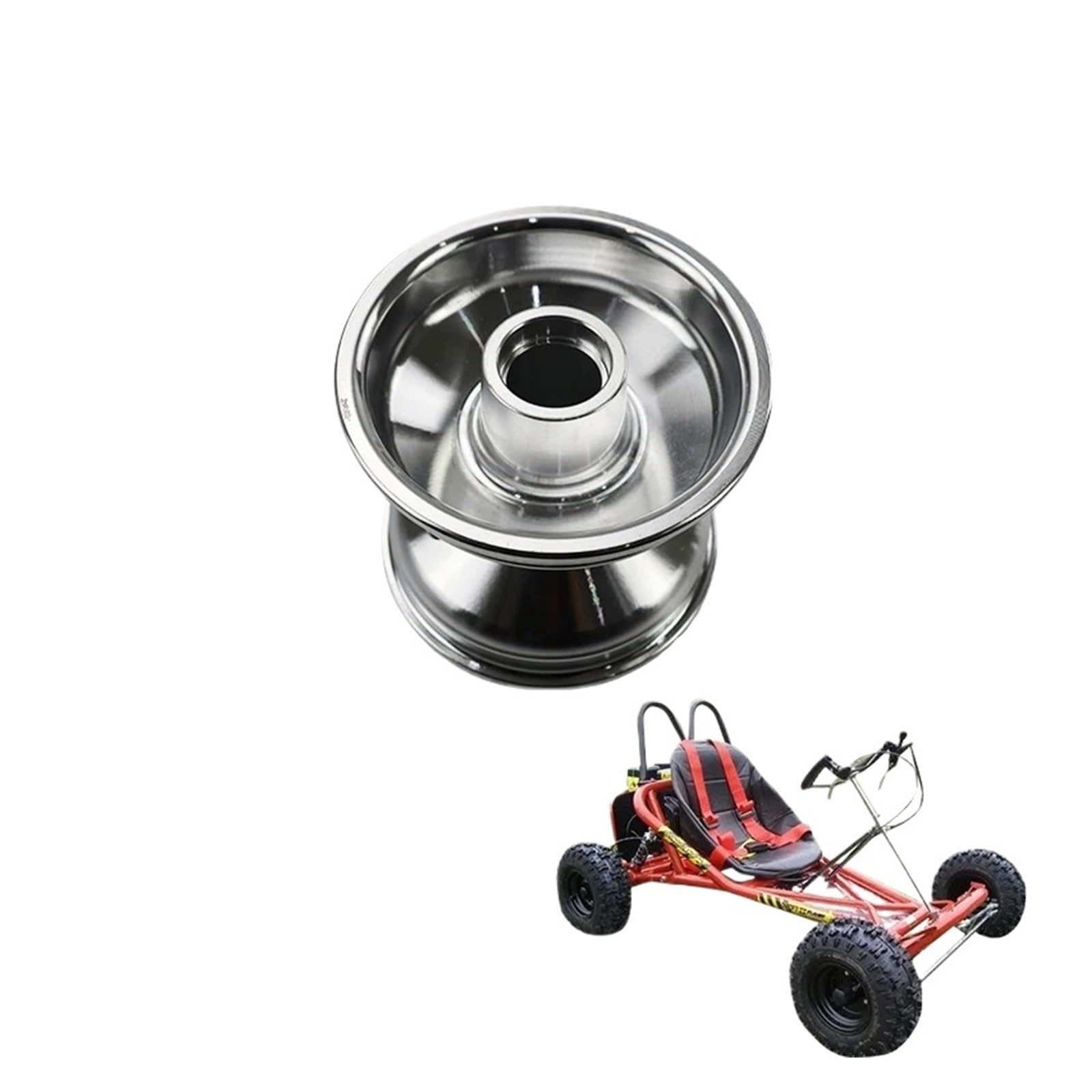 Componenti per motociclette Ruota a Foro Singolo in Lega di Alluminio Universale per Piste da Corsa Go Kart per Auto da Drift Accessori per Motocross Corona Ruota