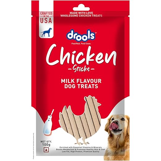 Drools Chicken Milk Flavor Dog Treats 100gm