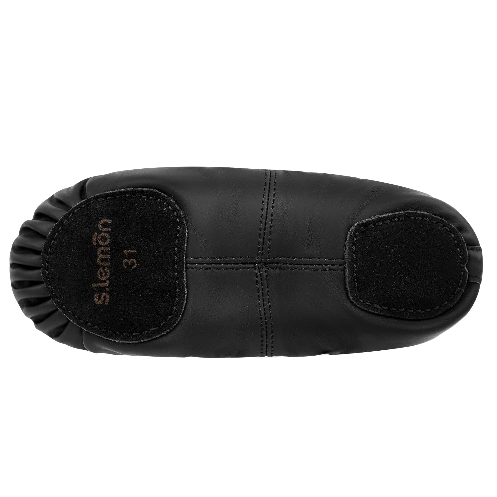 Zapatos de Ballet Niñas con Cuero Genuino, Zapatos de Danza Mujeres, Suela Dividida de Ante para Bailarinas Gimnasia Planas