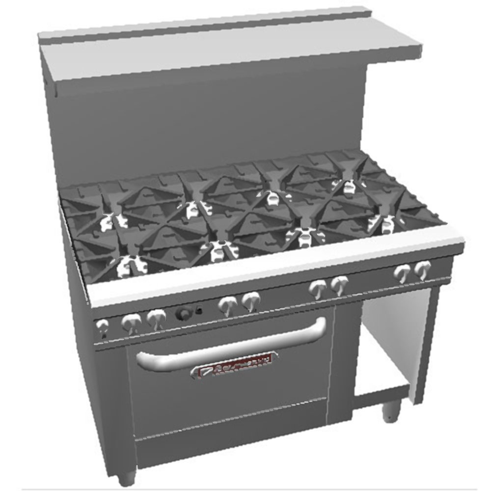 Southbend 48" Ultimate Restaurant Gas Range w/ 8 Star-Saute Burners by South Bend – Stainless-Steel, Model 4483AC