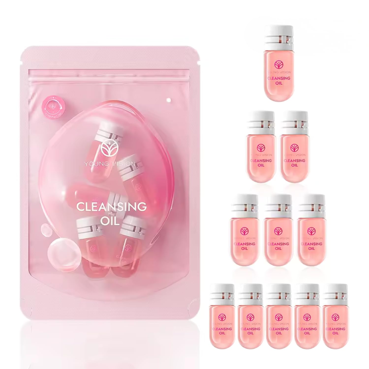 BWOGUE Natural Cleansing Oil Lightweight Balancing Makeup Remover with Rose Oils, Makeup Remover Cleansing Oil, Spf & Impurities, Non-Comedogenic, Travel-Friendly 2ml x 10 Capsules for All Skin-image-32