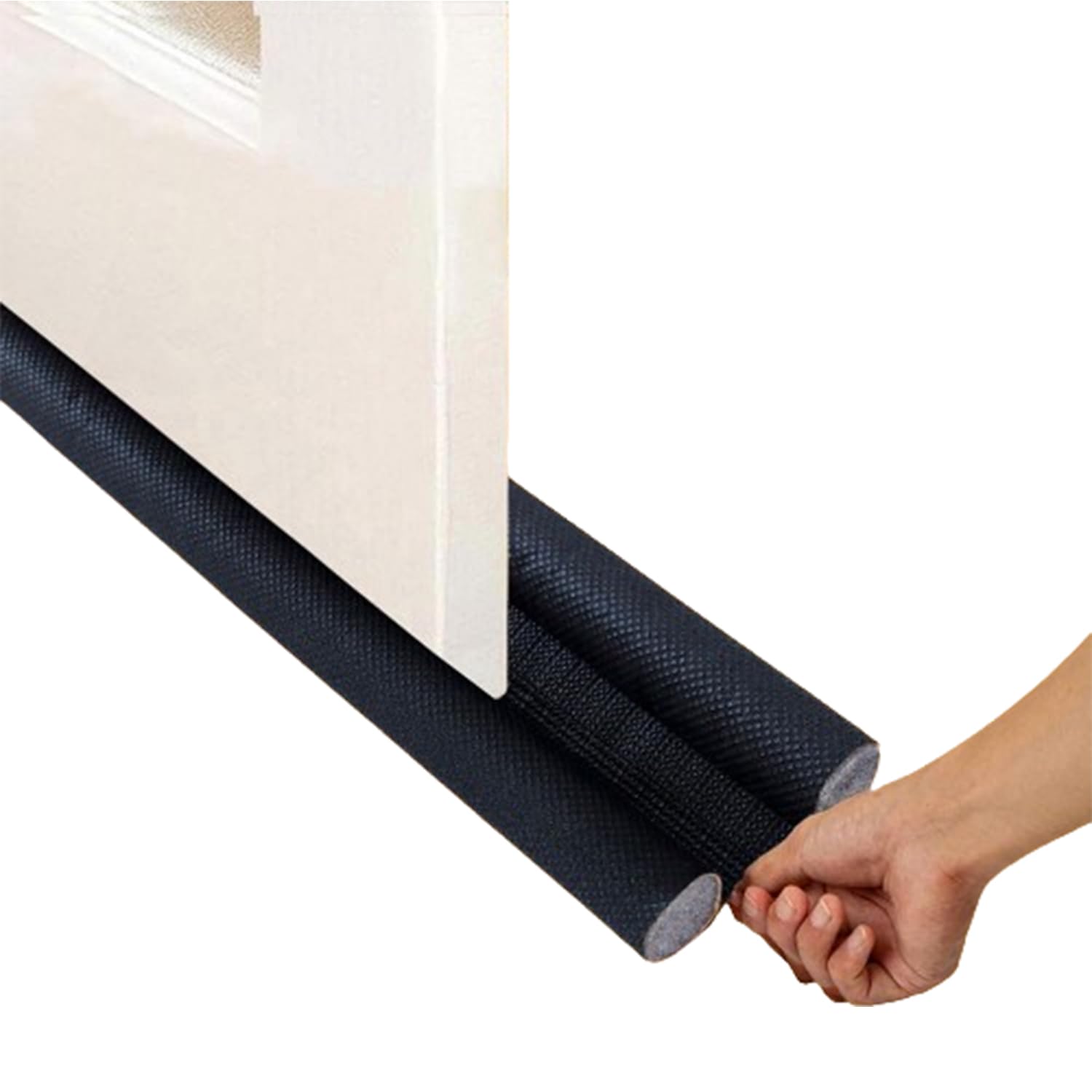 GiftVare Door Bottom Sealing Strip, Twin Draft Stopper, Door Gap Filler, Sound Proof, Reduce Noise, Insects Protector, PVC Door Guard Pack of 1 (39 Inches, Black) (Black 3) (B0D92TXP18) Amazon Price History, Amazon Price Tracker