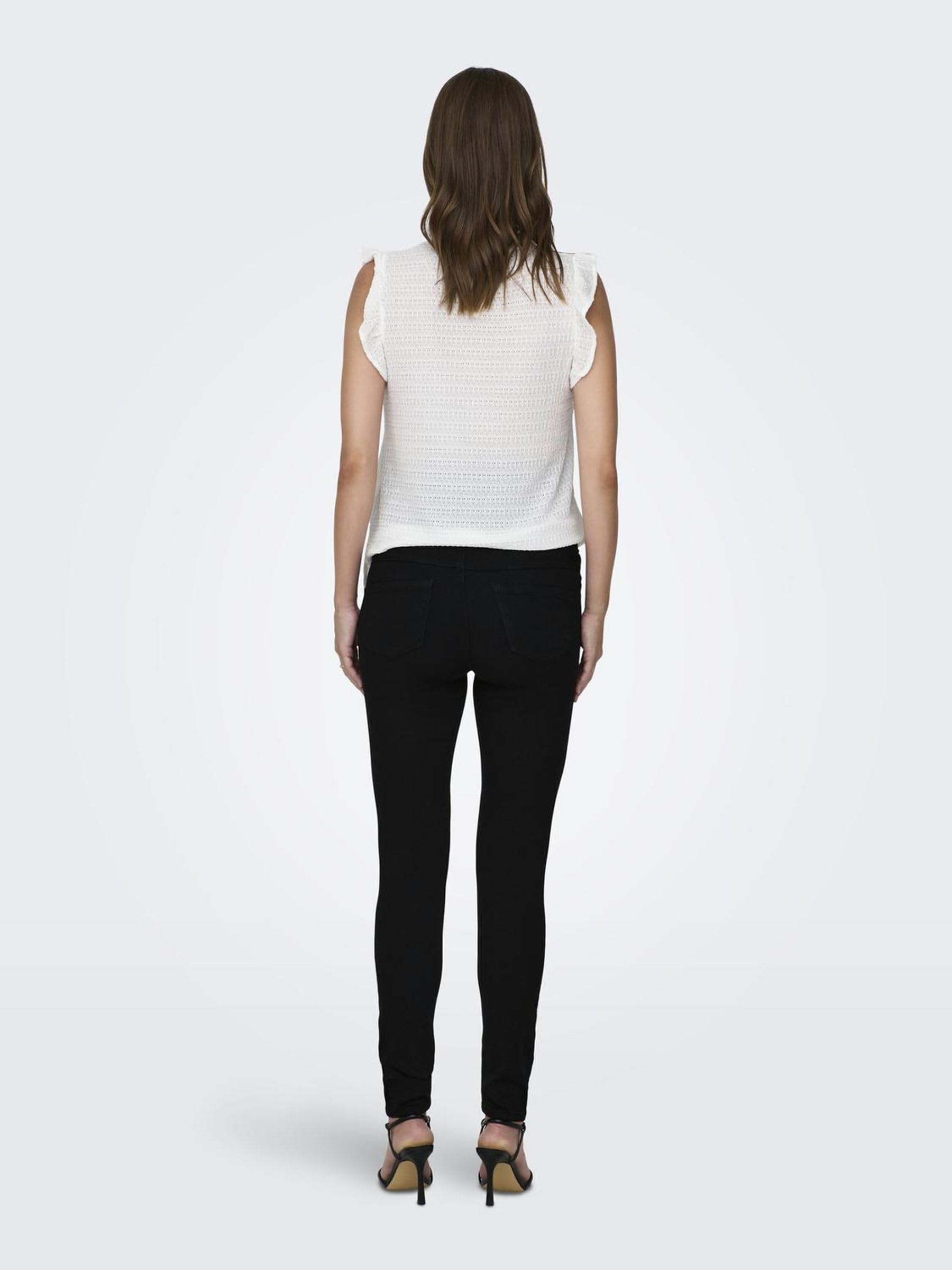 ONLY MATERNITY Jean Skinny OLMRAIN Life REG Skinny Jegging Black DN