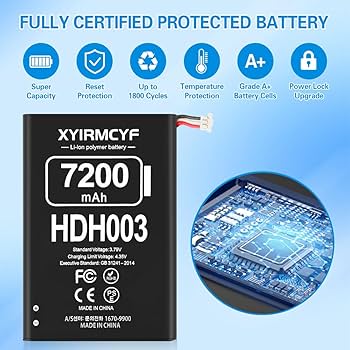 Amazon.com: XYIRMCYF HDH-003/HDH003 Battery (2025 New