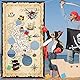 Yunchu Online Piraten Party Wurfspiel Karneval Spiele Clown Banner Zirkus Wurfspiel Banner mit 4 Bohnentaschen Karneval Deko Banner Zirkus Geburtstag Deko Banner für Karneval Preisspiele Gruppensport