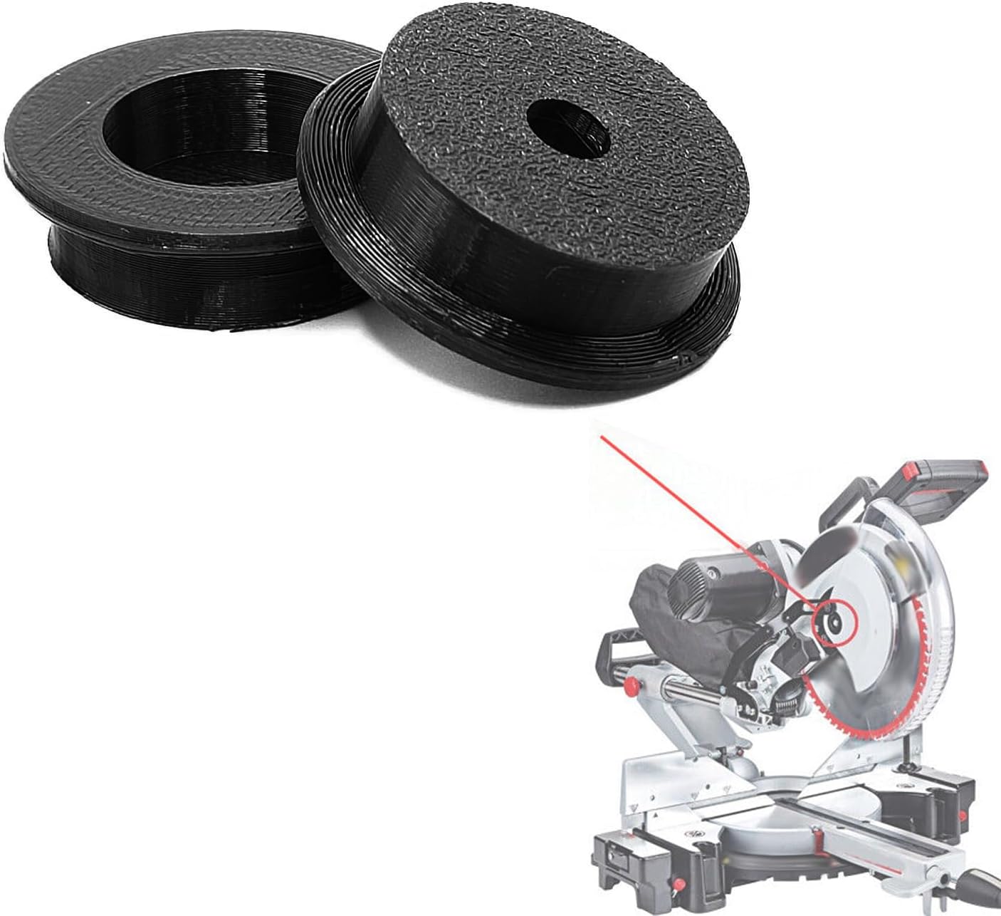 ODO LUCK 2pcs Blade Guard Washer Replacement Parts for Admiral Model 64686 Miter Saw, Replacement Accessory