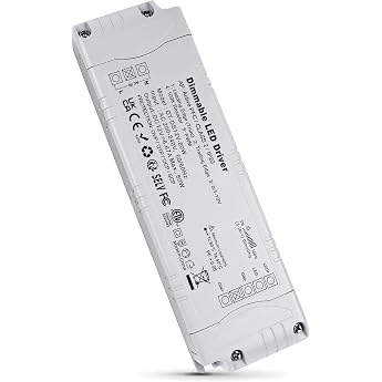 REYLAX LED Transformer 12 V 80 W Dimmable Triac & 0 / 1-10 V 6.67 A Dimmable Power Supply 230 V to 12 V DC Driver Constant Voltage LED Transformer Low Voltage Transformer for LED Strips Not for Halogen
