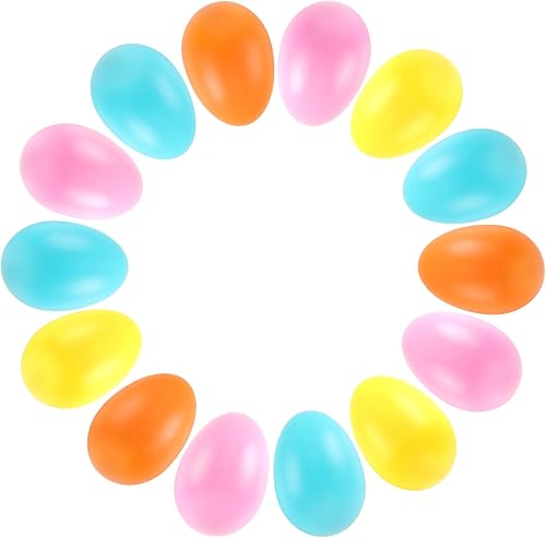 Vista 8 de Augshy Huevos de percusión musical, maracas, huevos de Pascua, juguetes para niños, 14 unidades (plástico)