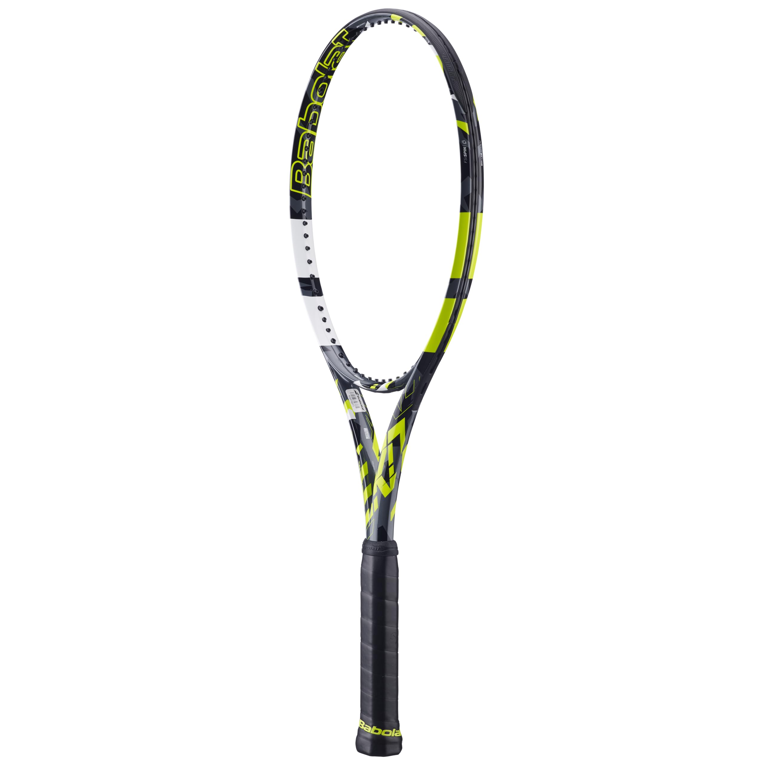 Babolat 102479-370 Pure Aero Tennis Racket, Grip 2, Grey/Yellow