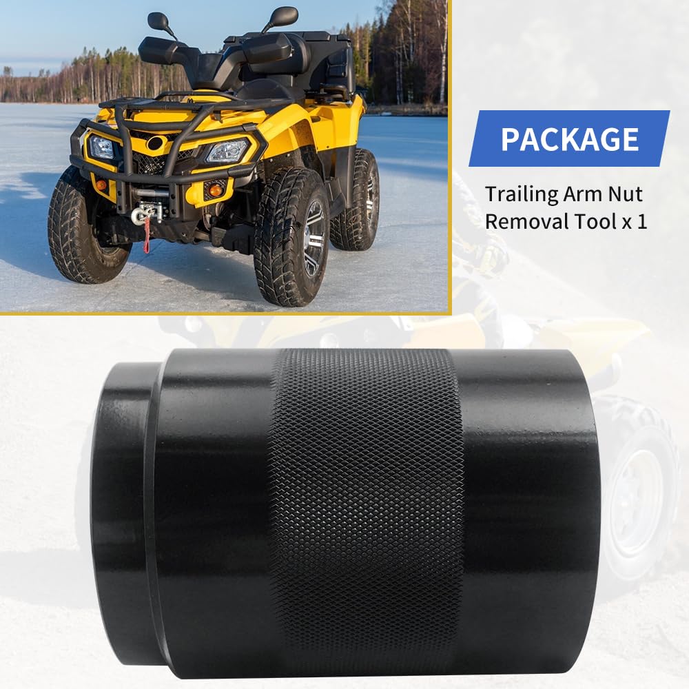 Herramienta de extracción de tuercas de brazo de arrastre/enchufe compatible con Can Am Outlander 400 500 650 800 1000 Renegade 500 800 850 OEM # 529035925