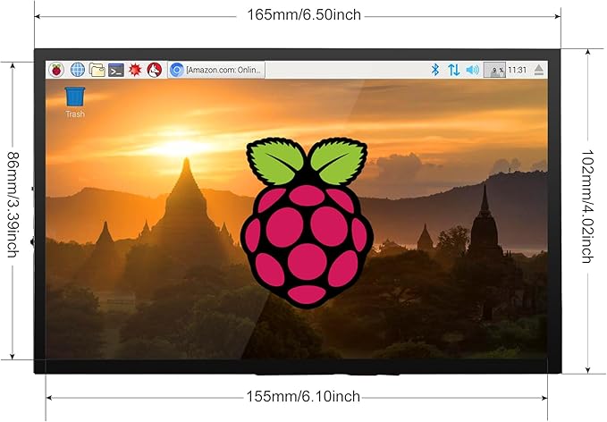 Monitor Táctil Portátil 7 Pulgadas HD IPS miniatura 8