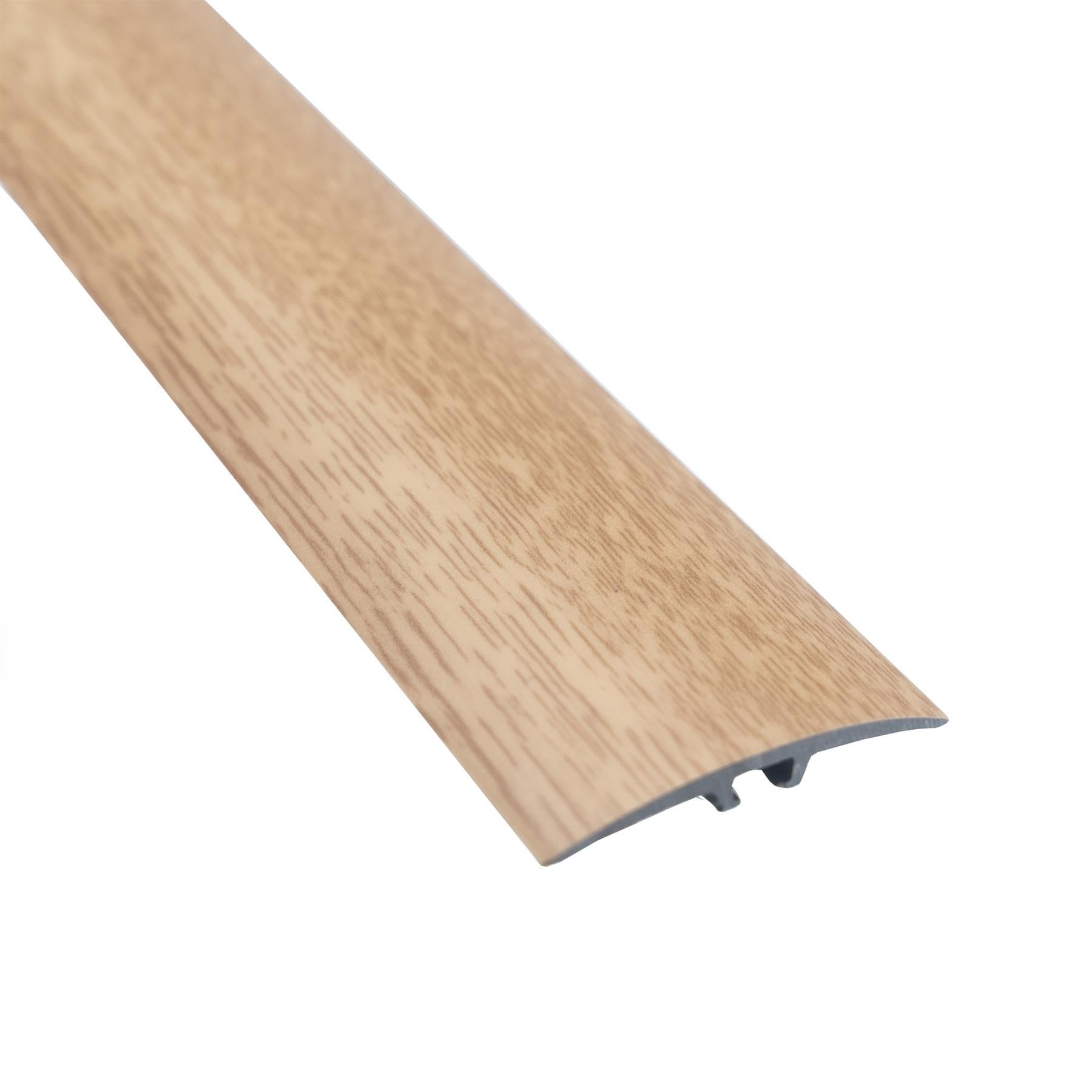 IANPAV UPVC SELF-Adhesive Wood Effect Door Edging Floor Trim Threshold PVC SELF-Adhesive 1000mm x 40mm E64, Sandy Oak
