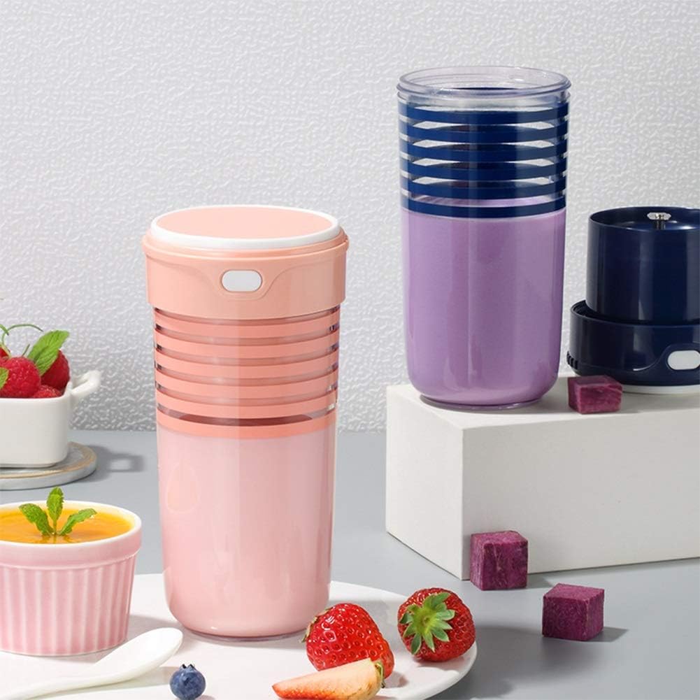 Juicer Juice Cup Juicer Single Mini Electric Portable Rechargeable Small Type Multi-function Stainless Steel(D)