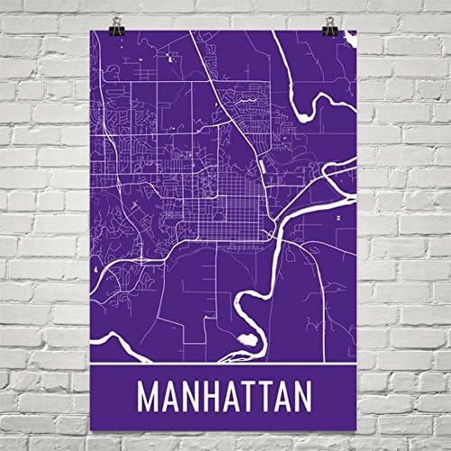 Map Of Manhattan Kansas Amazon.com: Manhattan Ks Poster, Manhattan Ks Art Print, Manhattan Ks Wall  Art, Manhattan Ks Map, Manhattan Ks City Map, Manhattan Ks Kansas City Map  Art,Manhattan Ks Gift, (24" X 36", Purple And