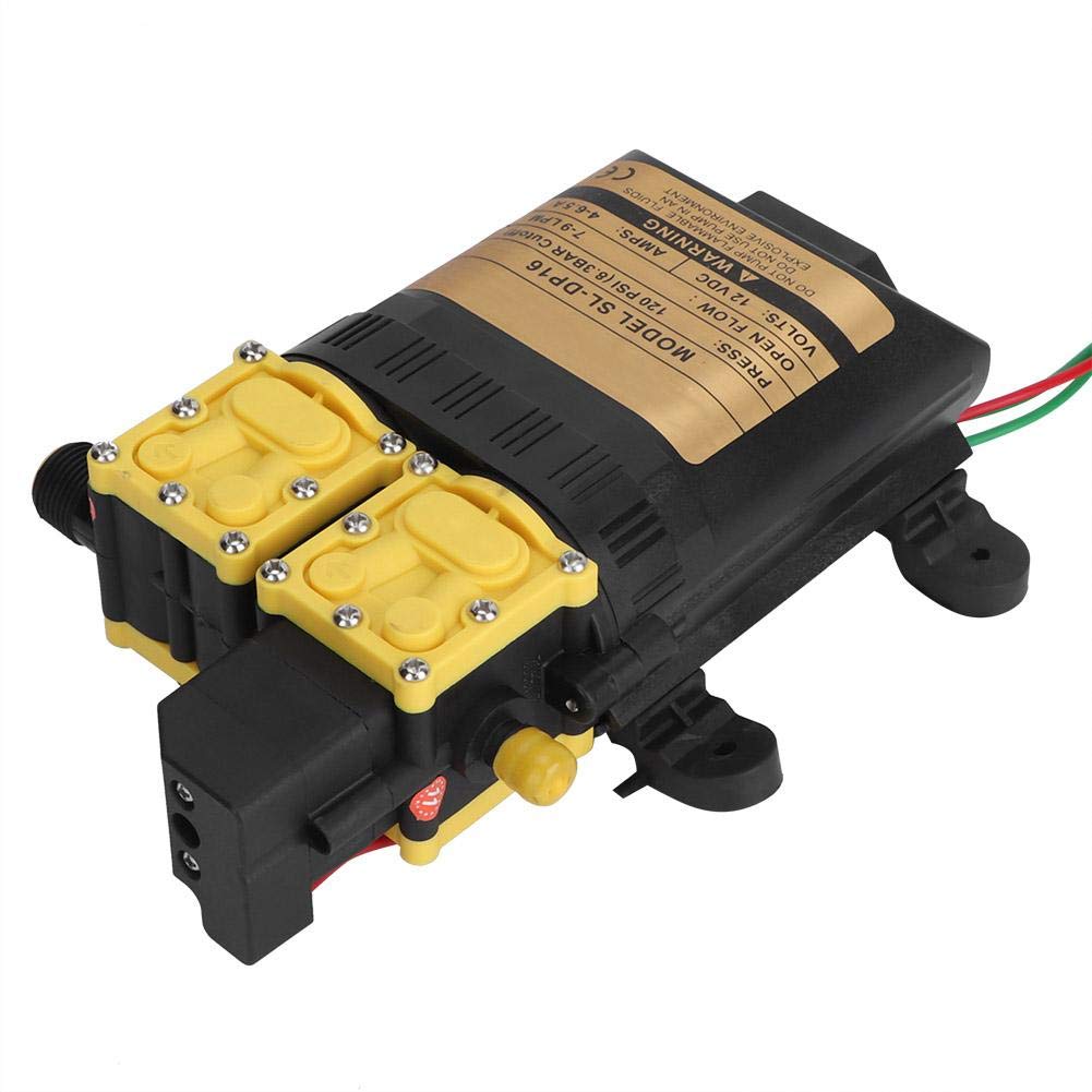 Pompe à Diaphragme Électrique 12V Double Tête, Haute Pression pour Pulvérisateurs et Systèmes d'Irrigation
