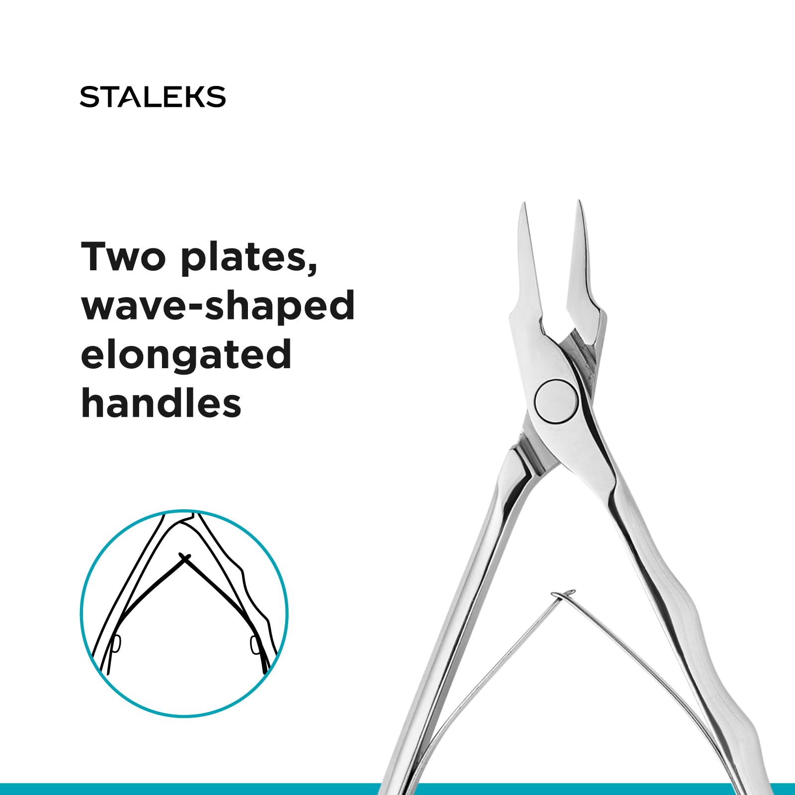 ALICATE PARA UÑA ENCARNADA PEDICURA NIPPERS FOR INGROWN NAILS PODO 30 18 MM NP-30-18