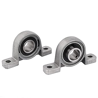 Invento 1Pcs P001 12mm Self Aligning Flange Pillow Block Ball Bearing For 3D Printer/CNC