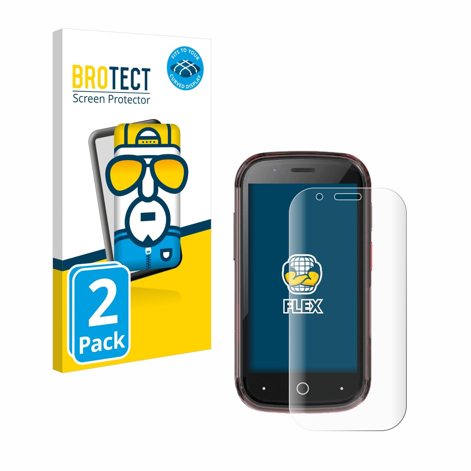 Brotect (2 Pieces Privacy Film For Unihertz Jelly Max [Anti