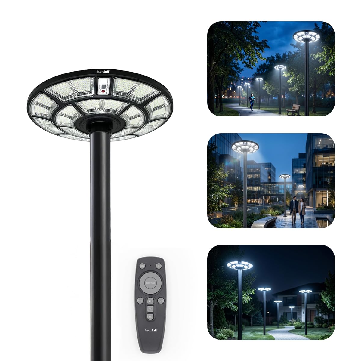 Hardoll 500W Solar UFO Light - Waterproof Garden LED -1