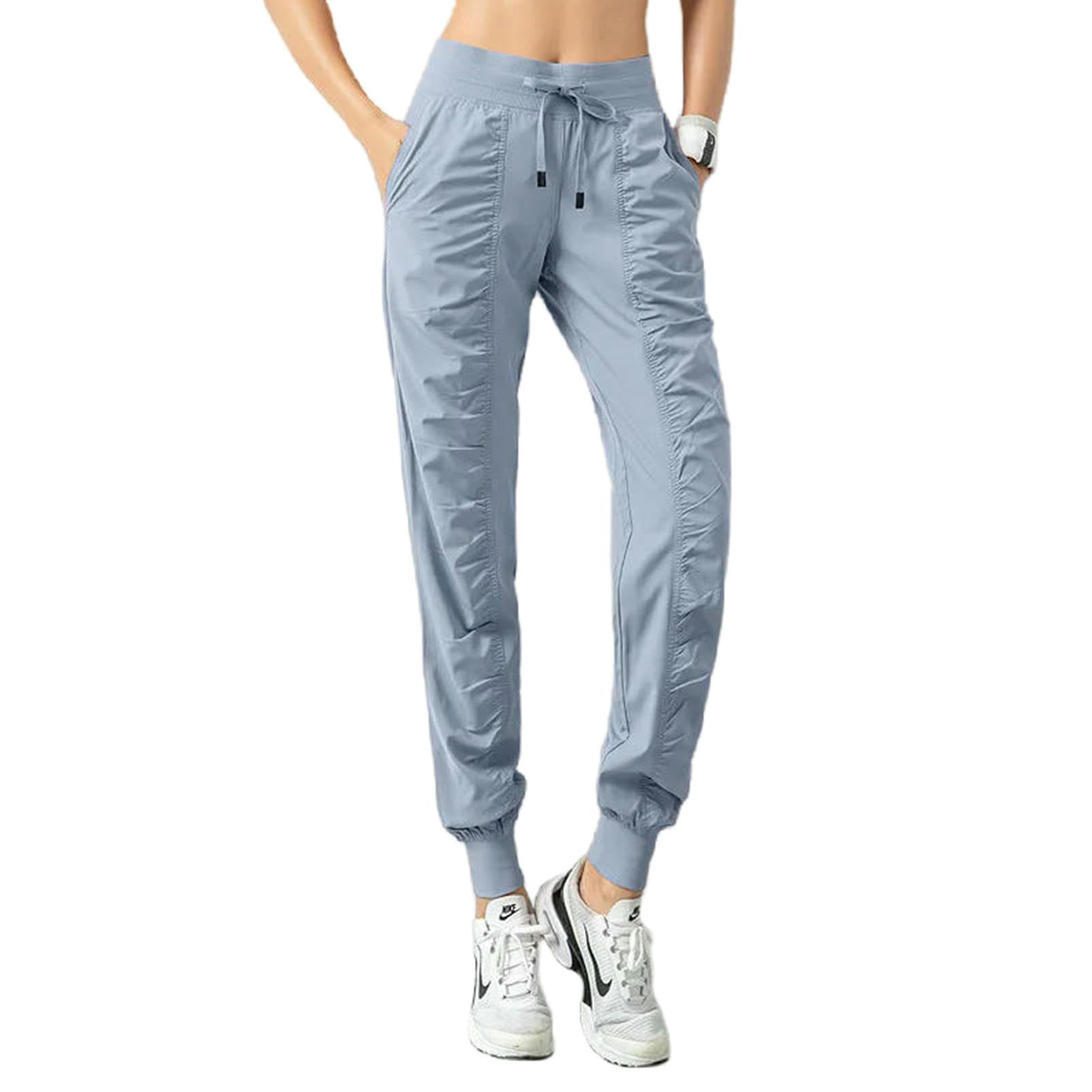 Spodnie damskie plisowane spodnie legginsy fitness spodnie sportowe luźne spodnie ze sznurkiem do biegania na co dzień