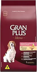 Granplus MENU CAO ADULTO LIGHT - RAÇAS MÉDIAS - 15kg