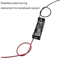 Vista 4 de 10PCS 12V 23A Battery Holder, Battery Case with Leads Wires, Black