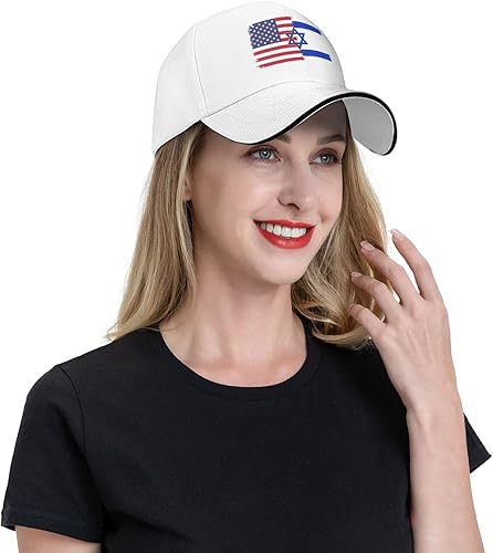 Miniatura 6 de Kkaingg Support Israeli, gorra de béisbol con la bandera de Israel con la bandera de Israel, gorra de camionero para hombre, sombrero de papá