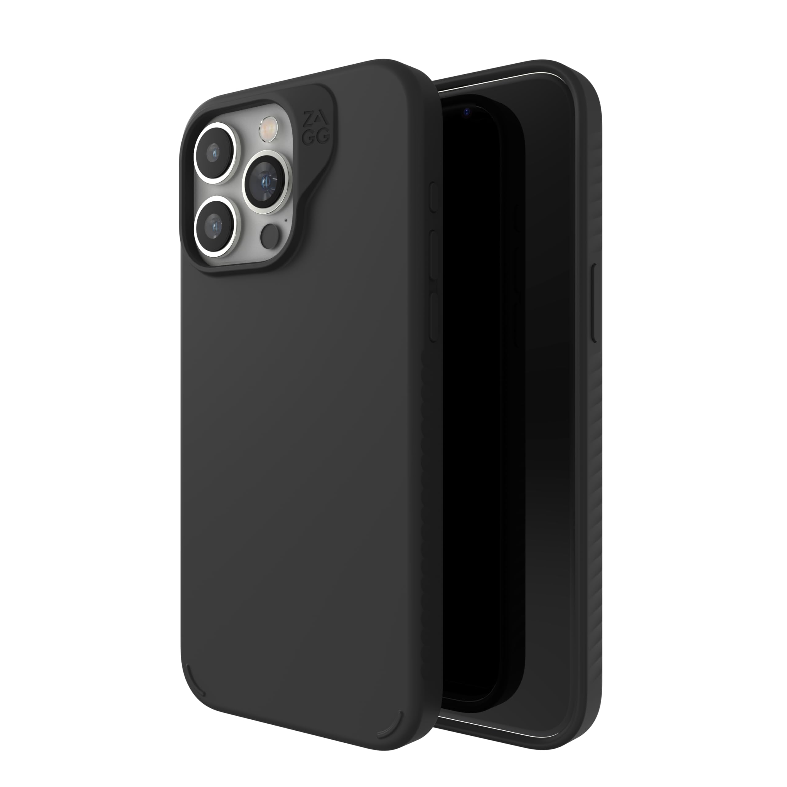 ZAGG Manhattan - Custodia a scatto compatibile per Apple iPhone 15/Plus/Pro/Pro Max (iPhone 15 Pro Max, nero)