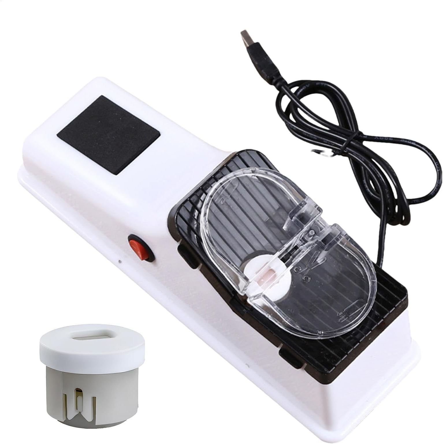 Electric Kitchen Sharpener - Electric Sharpener, Automatic Kitchen Cutter Polisher | Double Sided Sharpening Accessories for Pocket Cutters, Scissors, Chopping Knives and Fruit