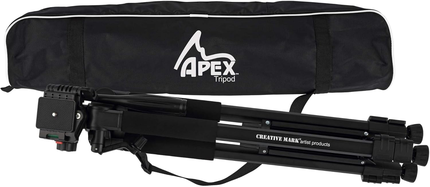 SoHo Urban Artist Pochade Box & Creative Mark Apex Camera Tripod – Portable Adjustable Paint Easel and Storage Organizer for Plein Air Artists & Photographers