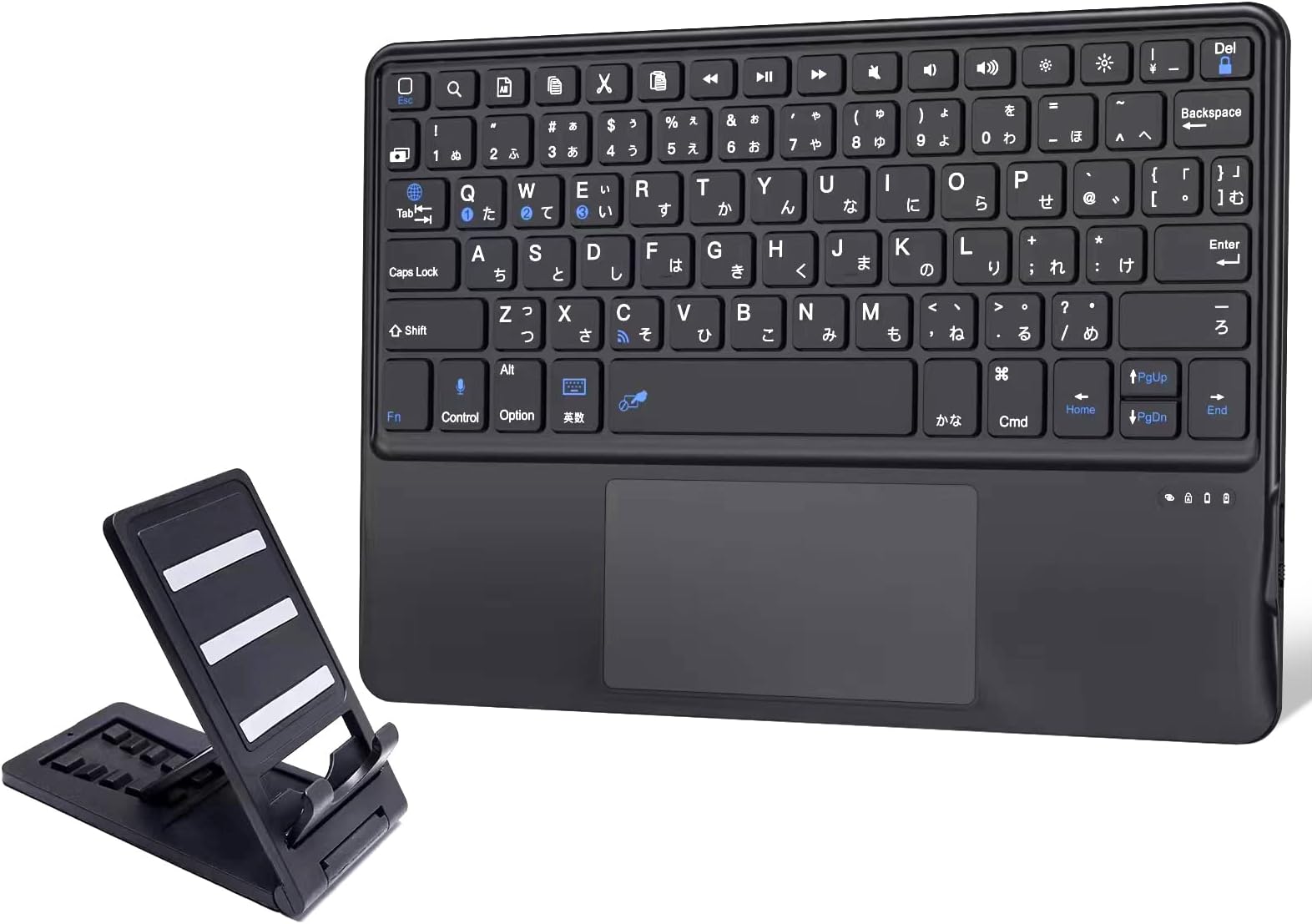 Amazon.co.jp: Saikou ワイヤレス ipad キーボード bluetooth タッチパッド付き 無線 日本語配列 ipad ...