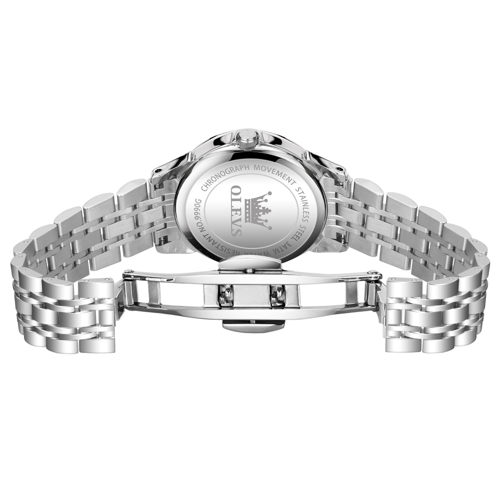 OLEVS Watch Men Luxury Watches for Men （Silver/Gold/Blue/Black）(Diamond/Roman Numeral/Arabic Numeral) Dial Watches Stainless Steel Watch Date Waterproof Dress Casual Reloj