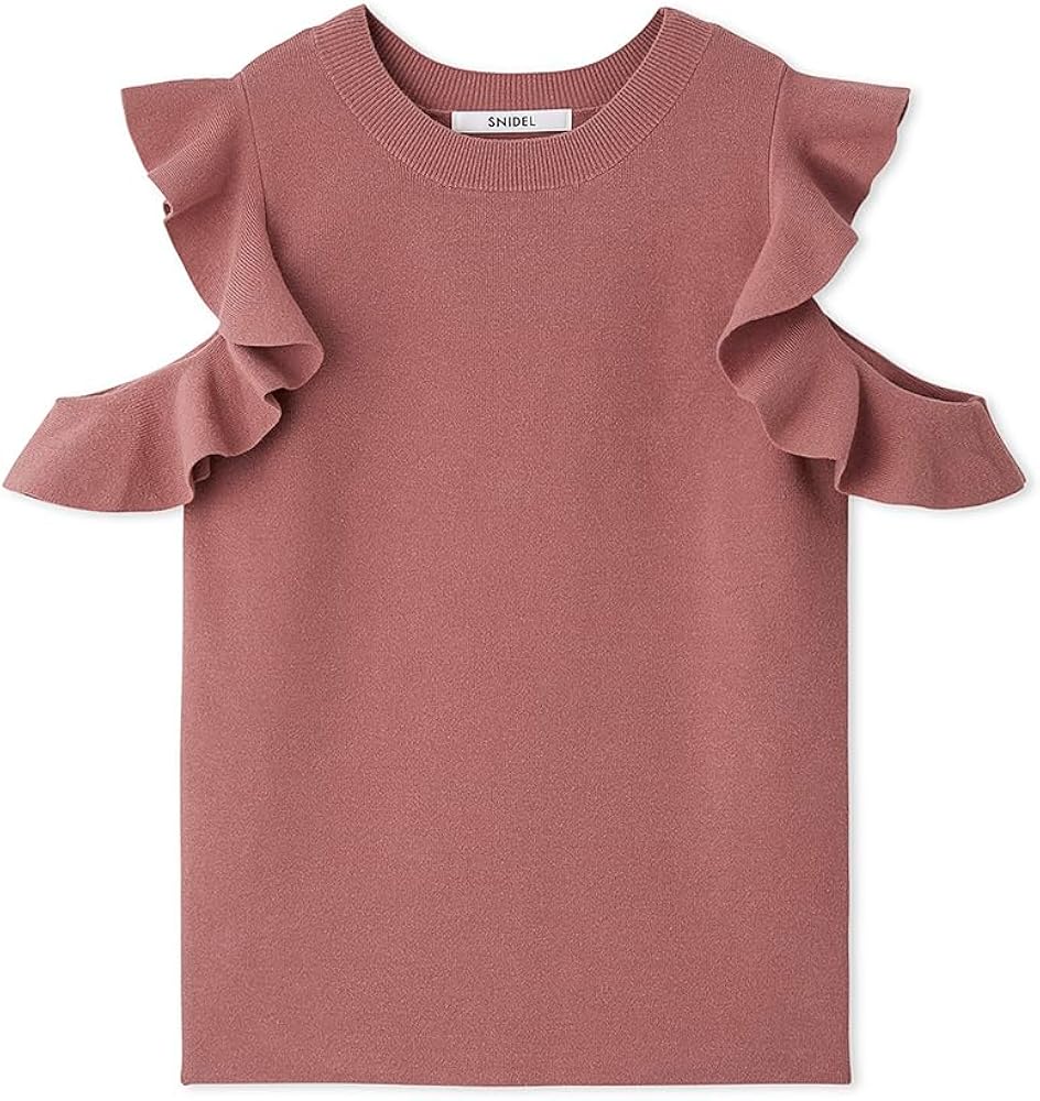 Amazon | [スナイデル] フリルニットプルオーバー SWNT244254