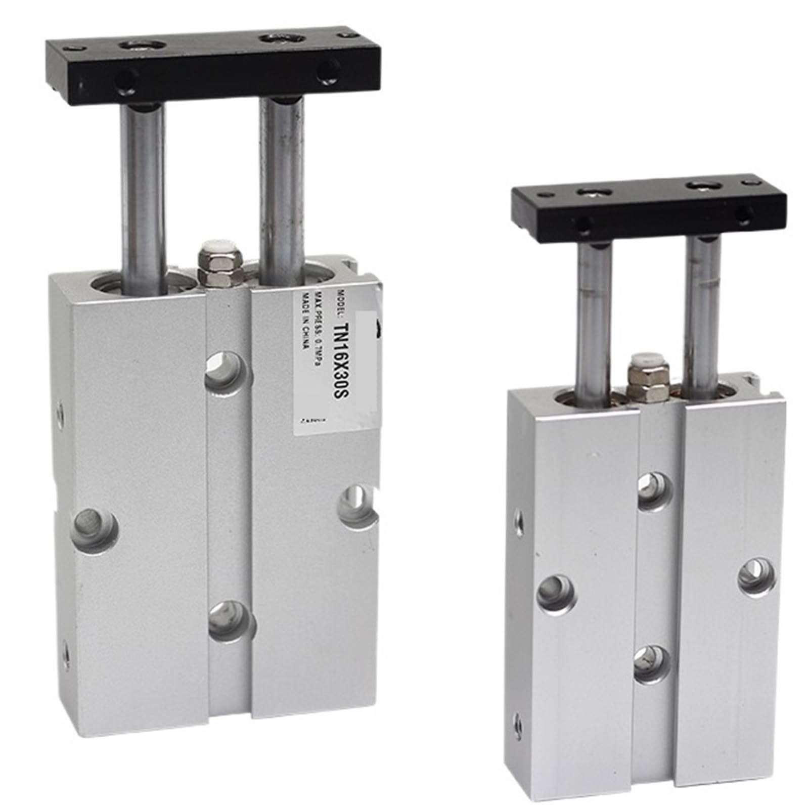 Cylindre pneumatique à double effet TN25 course 75mm avec guidage magnétique pour automatisme
