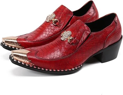 Amazon Co Jp メンズドレスシューズ7cmクロコダイルパターンポインテッドトゥハイヒールレザーシューズ ファッションスカルメタルバックルビジネスフォーマルドレスウェディングシューズ 赤 42eu ホーム キッチン Amazon Co Jp メンズドレスシューズ7cmクロコダイルパターンポインテッドトゥハイヒールレザーシューズ ファッションスカルメタルバックルビジネスフォーマルドレスウェディングシューズ 赤 42eu ホーム キッチン