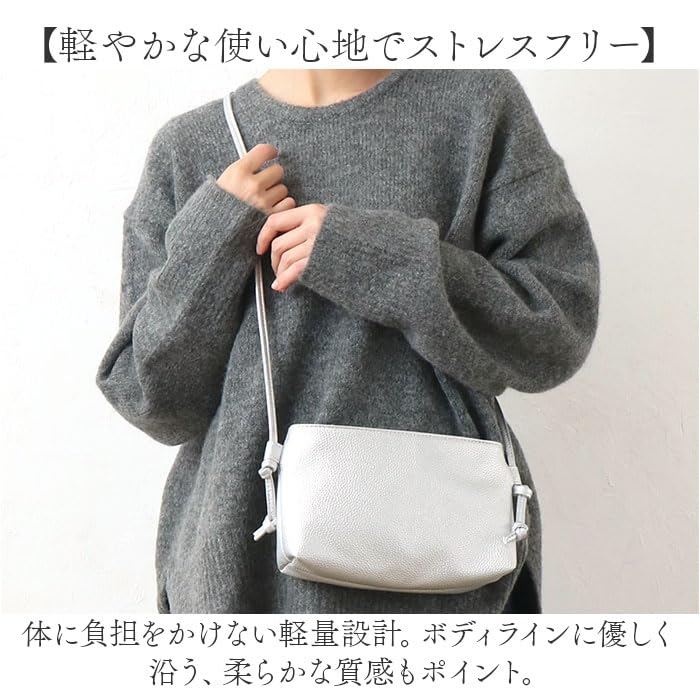 Amazon.co.jp: 合皮シンプルあおりポケットショルダー ショルダー