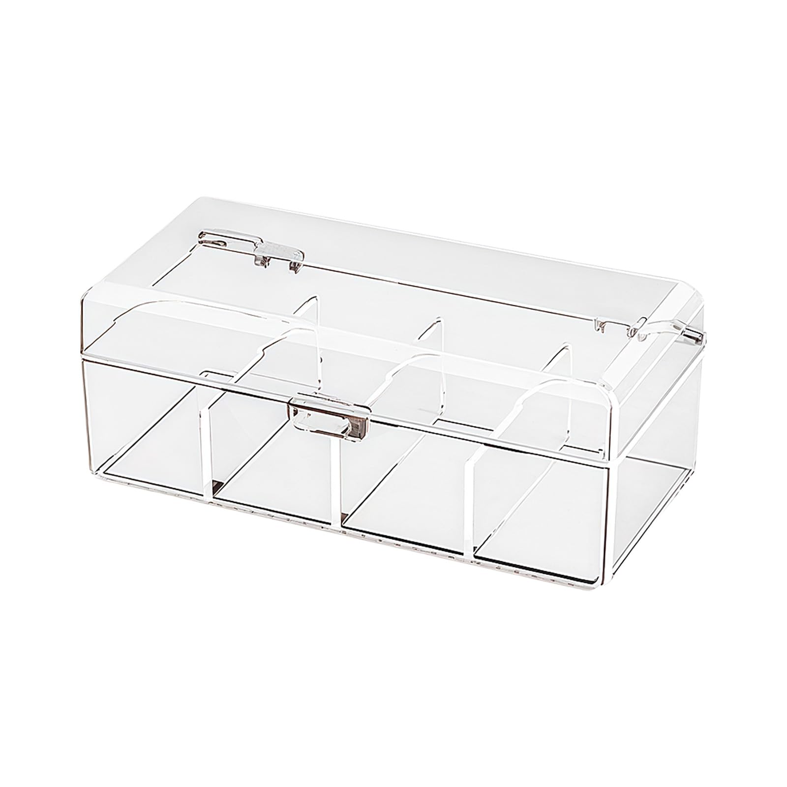 Tmboryuu Decorative Hair Accessory Organiser Transparency Storage Container with Lid Ribbons Bobbles Little Girls Kids Hair Accessories Planner