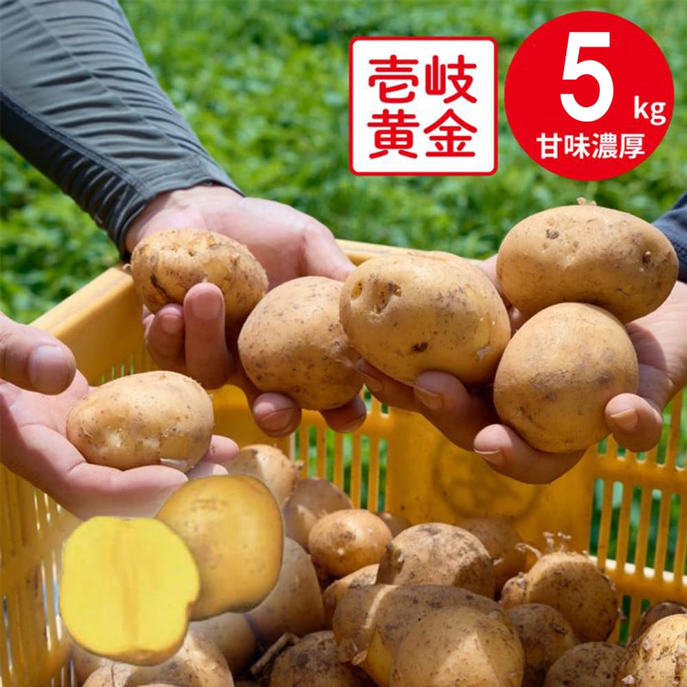 Amazon.co.jp: JA壱岐市 壱岐黄金 5kg じゃがいも 予約販売2/12～18お