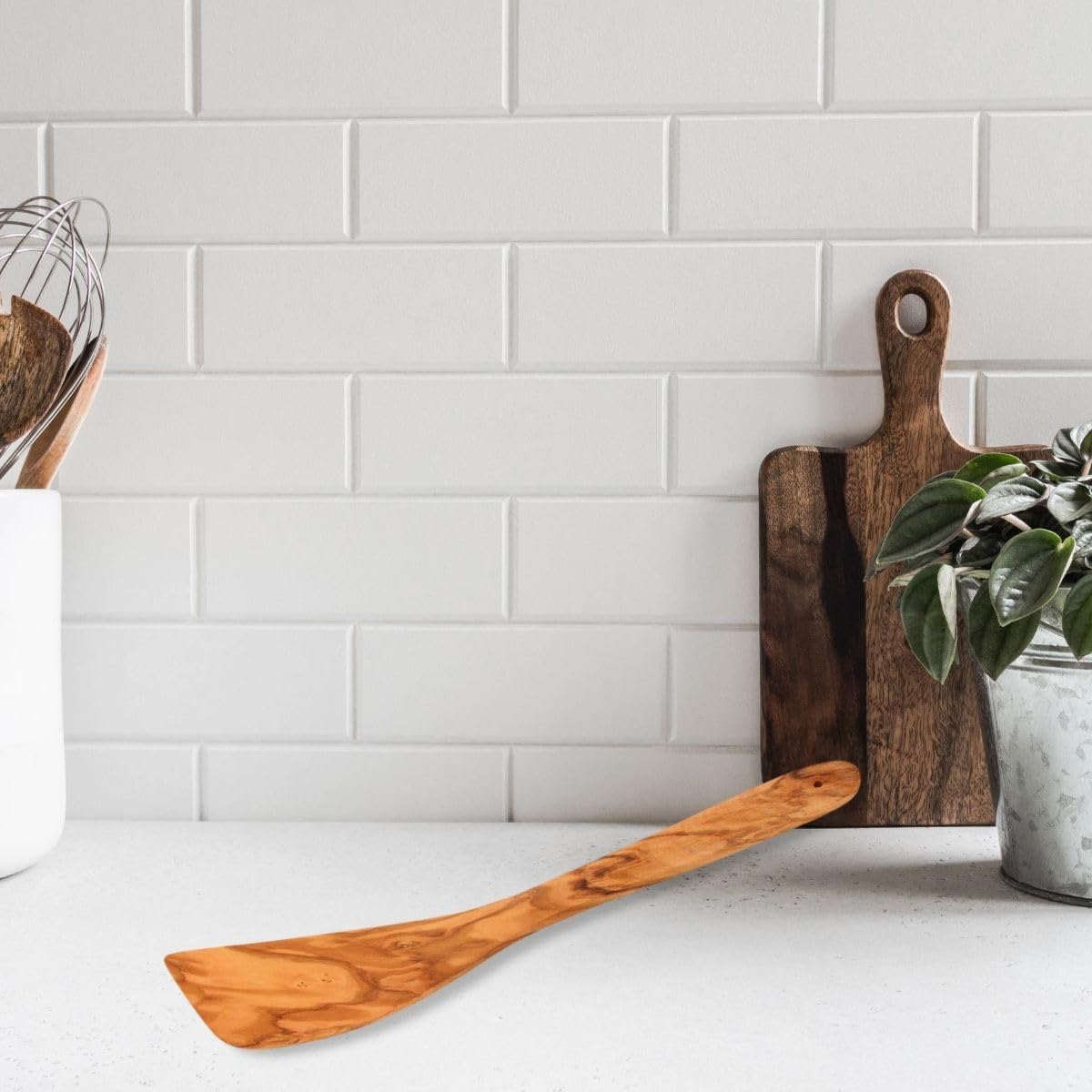 Fackelmann Olivewood Turner, 12.6 inch, Brown