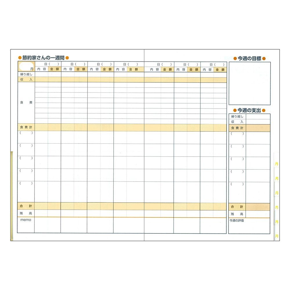 Amazon.co.jp: ダイゴー 節約家さんの家計簿 A5 ブルー 【まとめ買い3