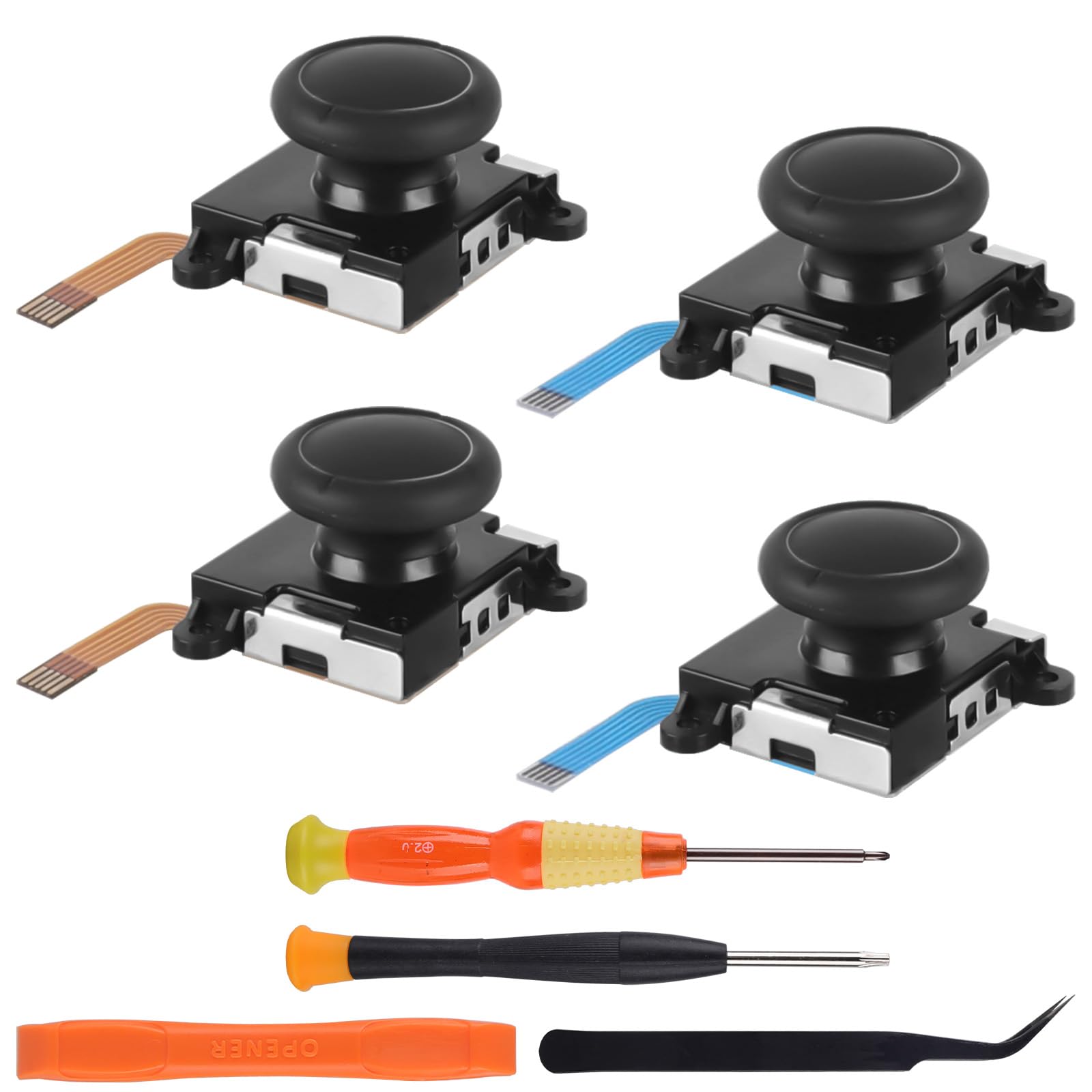 Replacement Joystick & Shell Compatible with Nintendo Switch Joy-Con, Thumbsticks Casing Repair Kit for Switch OLED Joy-con (B0B88324M2) Amazon Price History, Amazon Price Tracker
