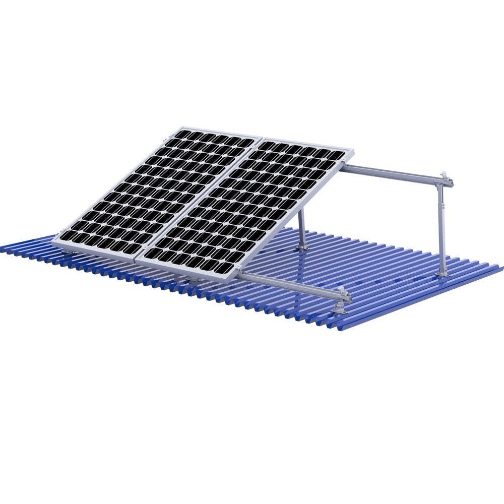 Adjustable Solar Panel Tilt Mount Brackets for Solar Panels, 15 to 30 Degrees, RV Roof Walls Flat Surface Aluminum Mounting