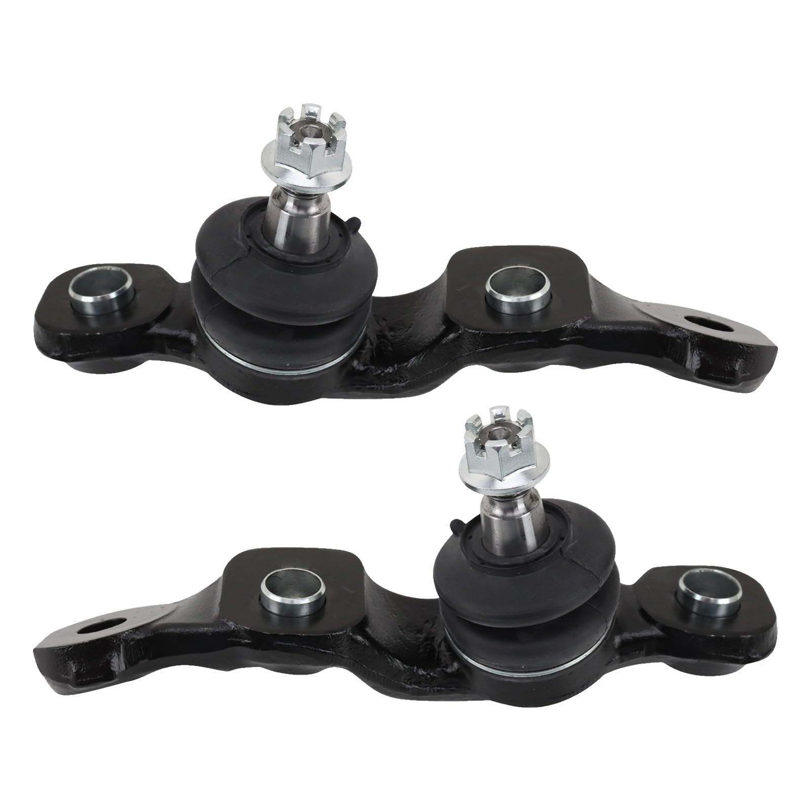 TRQ Front Lower Driver and Passenger Side Ball Joint Set Compatible with 2001-2003 Lexus LS430