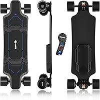 ASKATE A1 Electric Skateboard for Beginners - 17 Mile Range, 350W Motor, 8-Ply Maple Deck, 15.5 MPH Top Speed