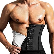 HSQSMWJ Waist Trainer Trimmer for Men Tummy Control Sweat Wrap Workout Sauna Slimming Girdle Sports Support